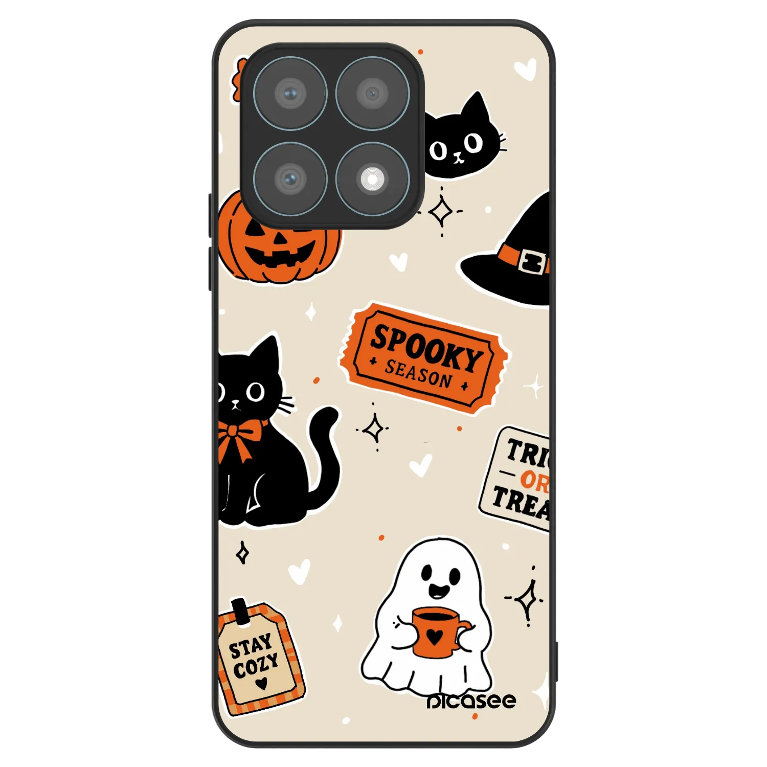 Picasee ULTIMATE CASE für Honor X8a - Halloween stickers