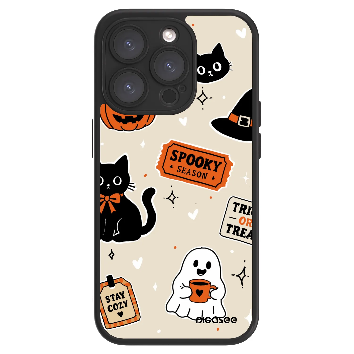 Picasee ULTIMATE CASE für Apple iPhone 15 Pro - Halloween stickers