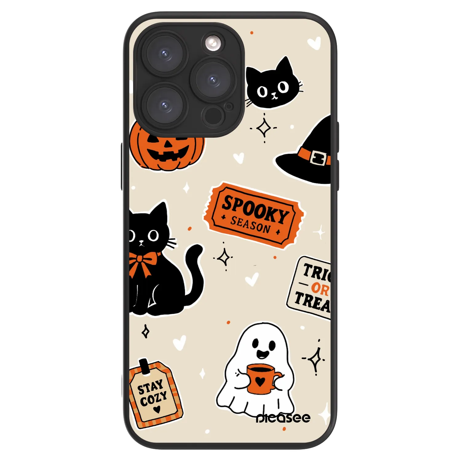 Picasee ULTIMATE CASE für Apple iPhone 15 Pro Max - Halloween stickers