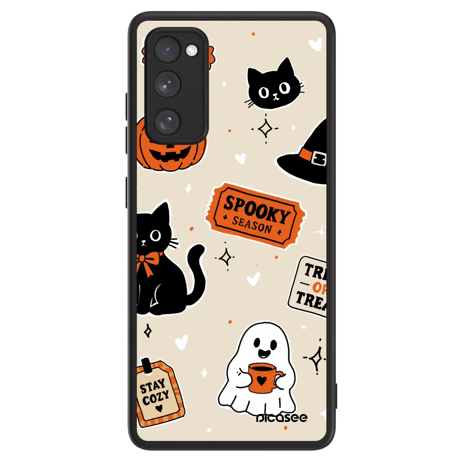 Picasee ULTIMATE CASE PowerShare für Samsung Galaxy S20 FE - Halloween stickers
