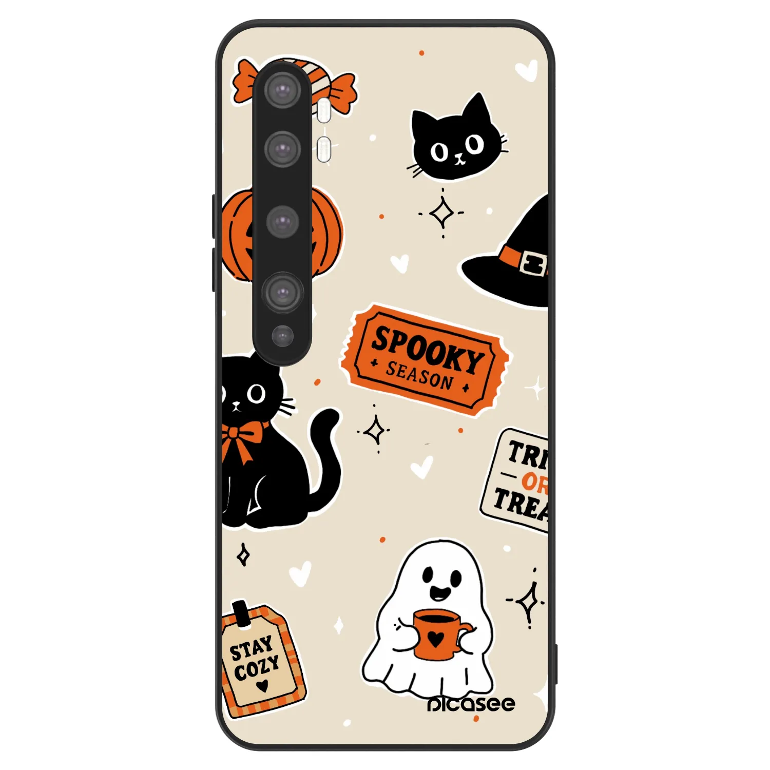 Picasee ULTIMATE CASE für Xiaomi Mi Note 10 (Pro) - Halloween stickers