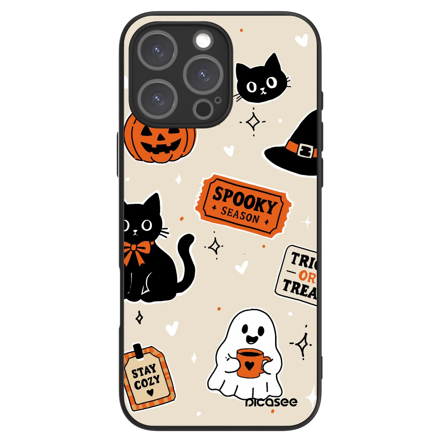 Picasee ULTIMATE CASE MagSafe für Apple iPhone 16 Pro Max - Halloween stickers