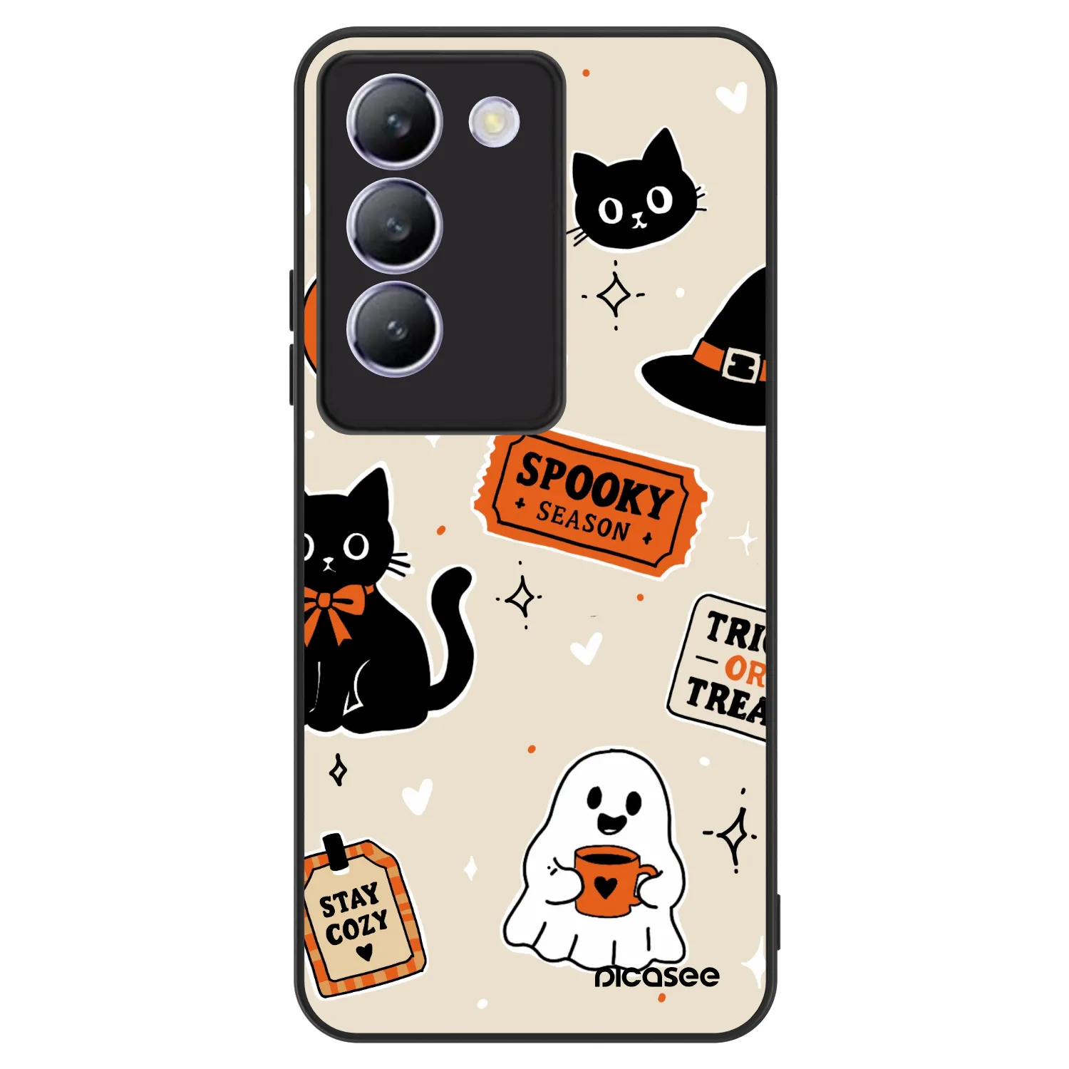 Picasee ULTIMATE CASE für Vivo V40 SE 5G - Halloween stickers
