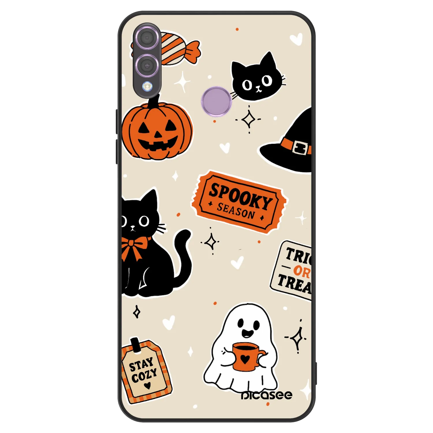 Picasee ULTIMATE CASE für Honor 8X - Halloween stickers