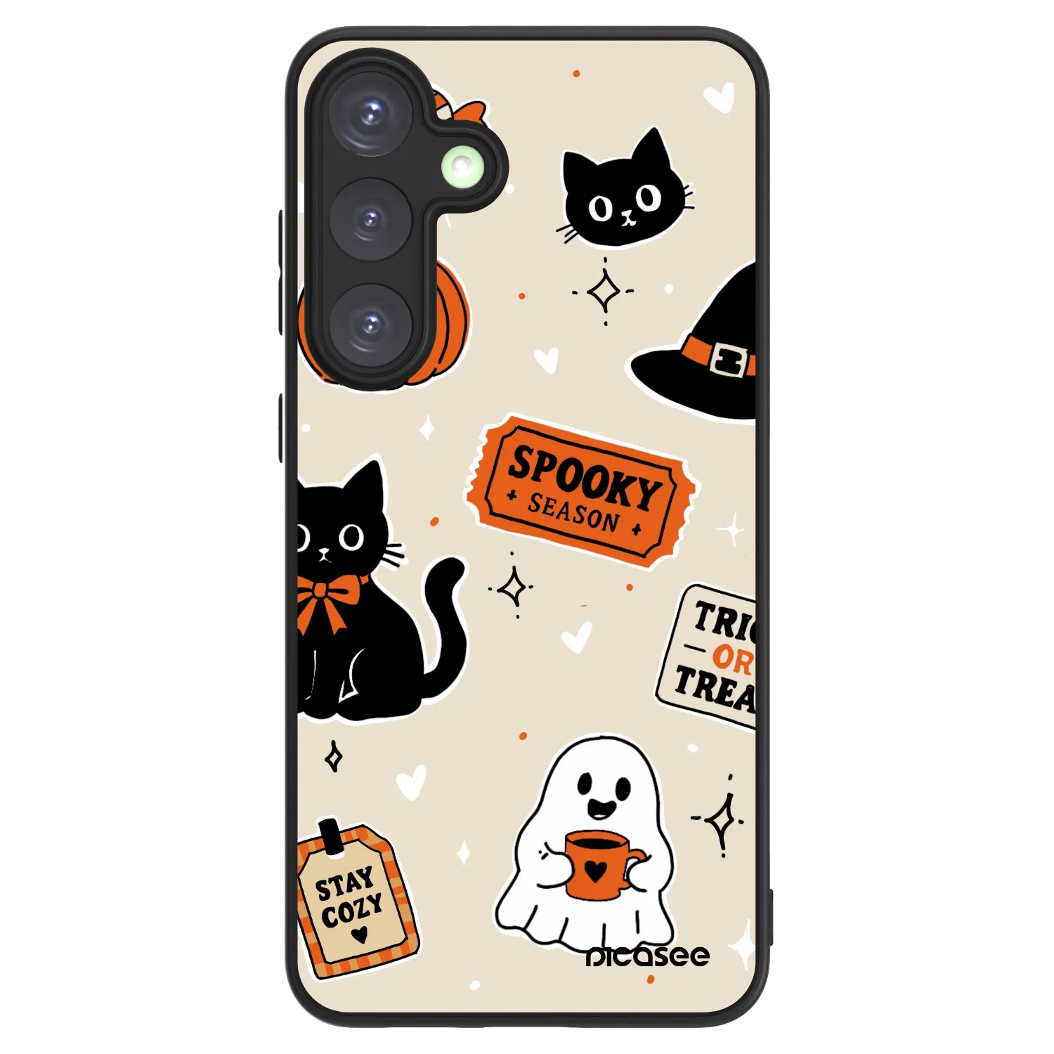 Picasee ULTIMATE CASE PowerShare für Samsung Galaxy S25+ 5G - Halloween stickers