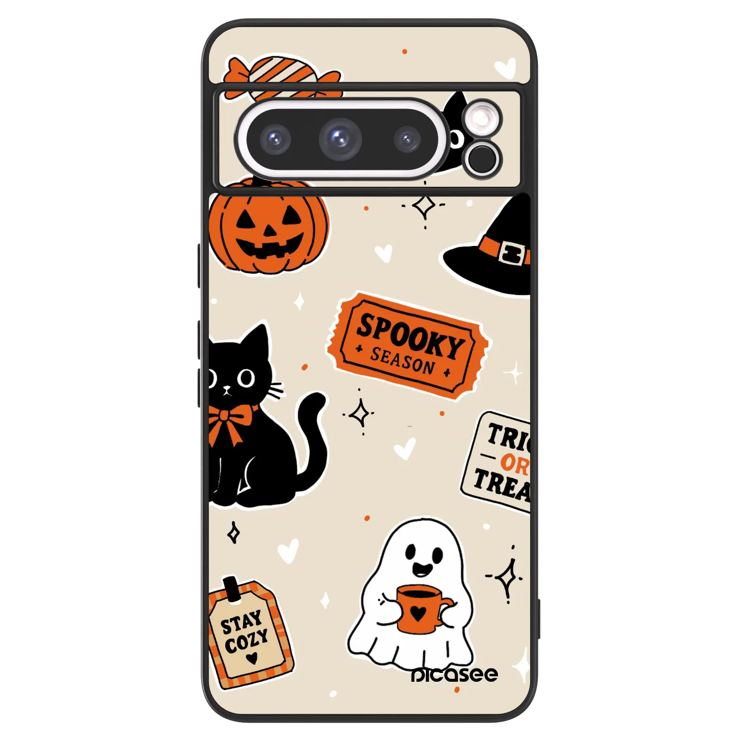 Picasee ULTIMATE CASE für Google Pixel 8 Pro - Halloween stickers