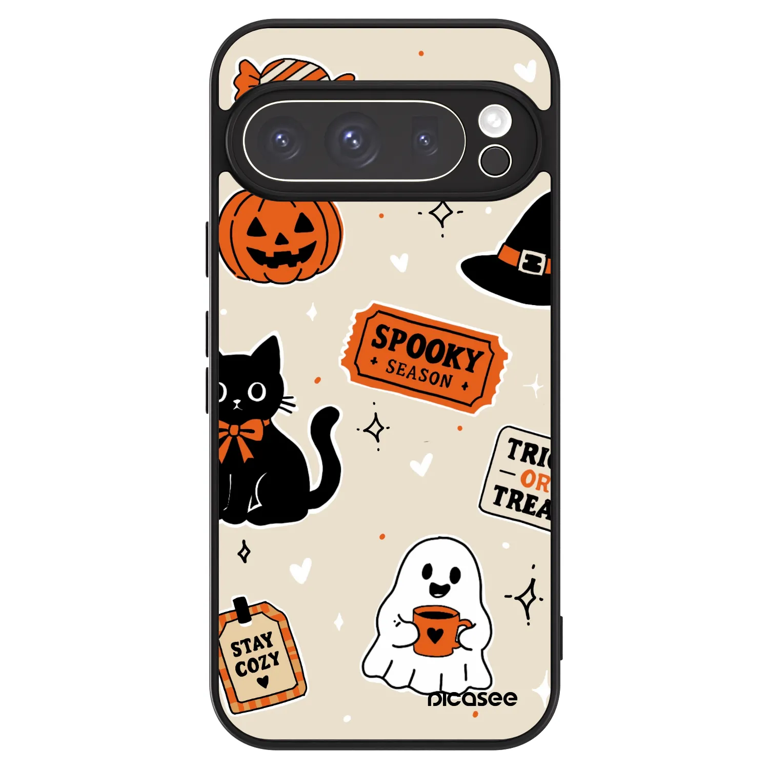 Picasee ULTIMATE CASE für Google Pixel 9 Pro - Halloween stickers