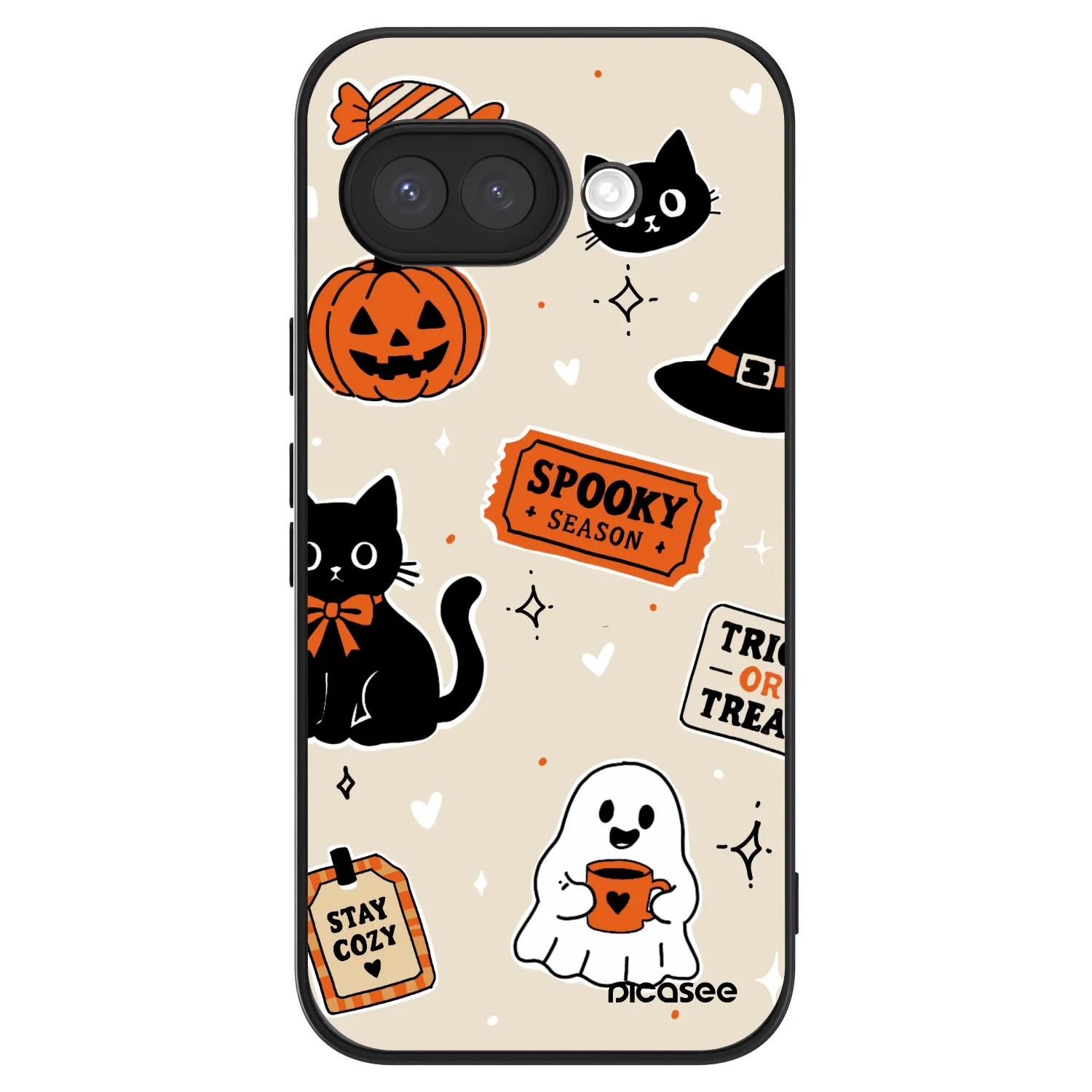 Picasee ULTIMATE CASE für Google Pixel 9a - Halloween stickers