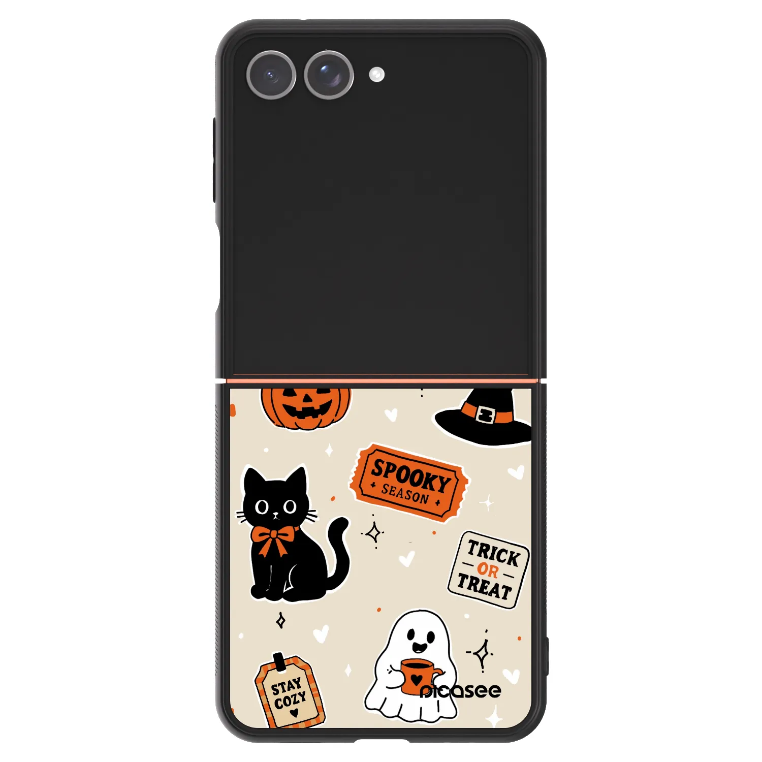 Picasee ULTIMATE CASE für Samsung Galaxy Z Flip7 5G - Halloween stickers