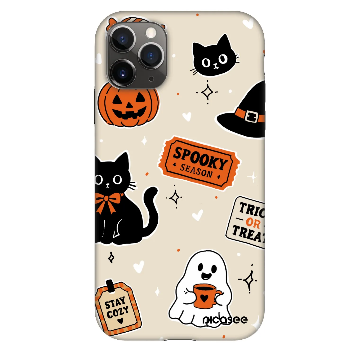 Picasee Fashion Case für Apple iPhone 11 Pro - Halloween stickers