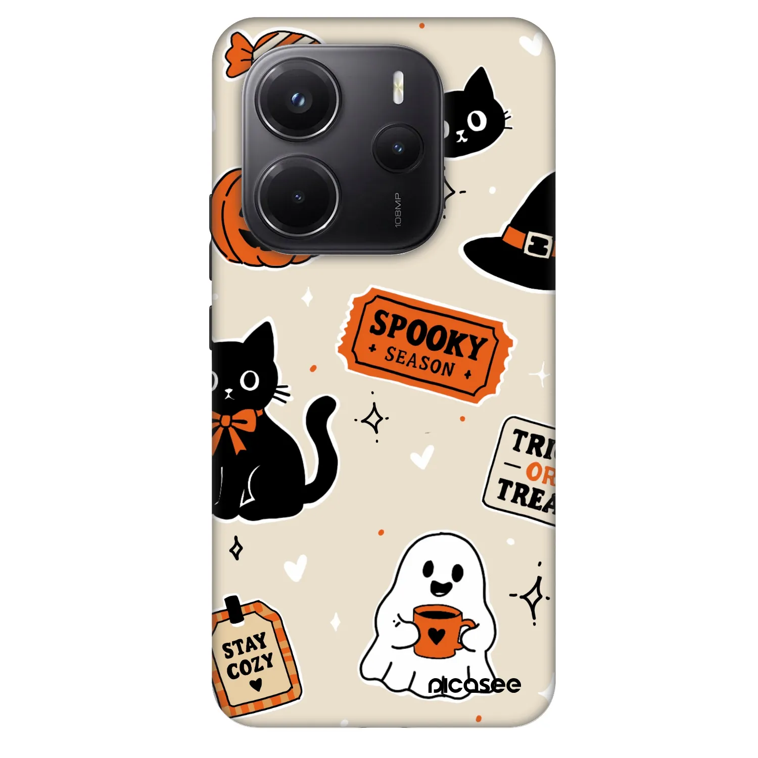 Picasee Fashion Case für Xiaomi Redmi Note 14 5G - Halloween stickers