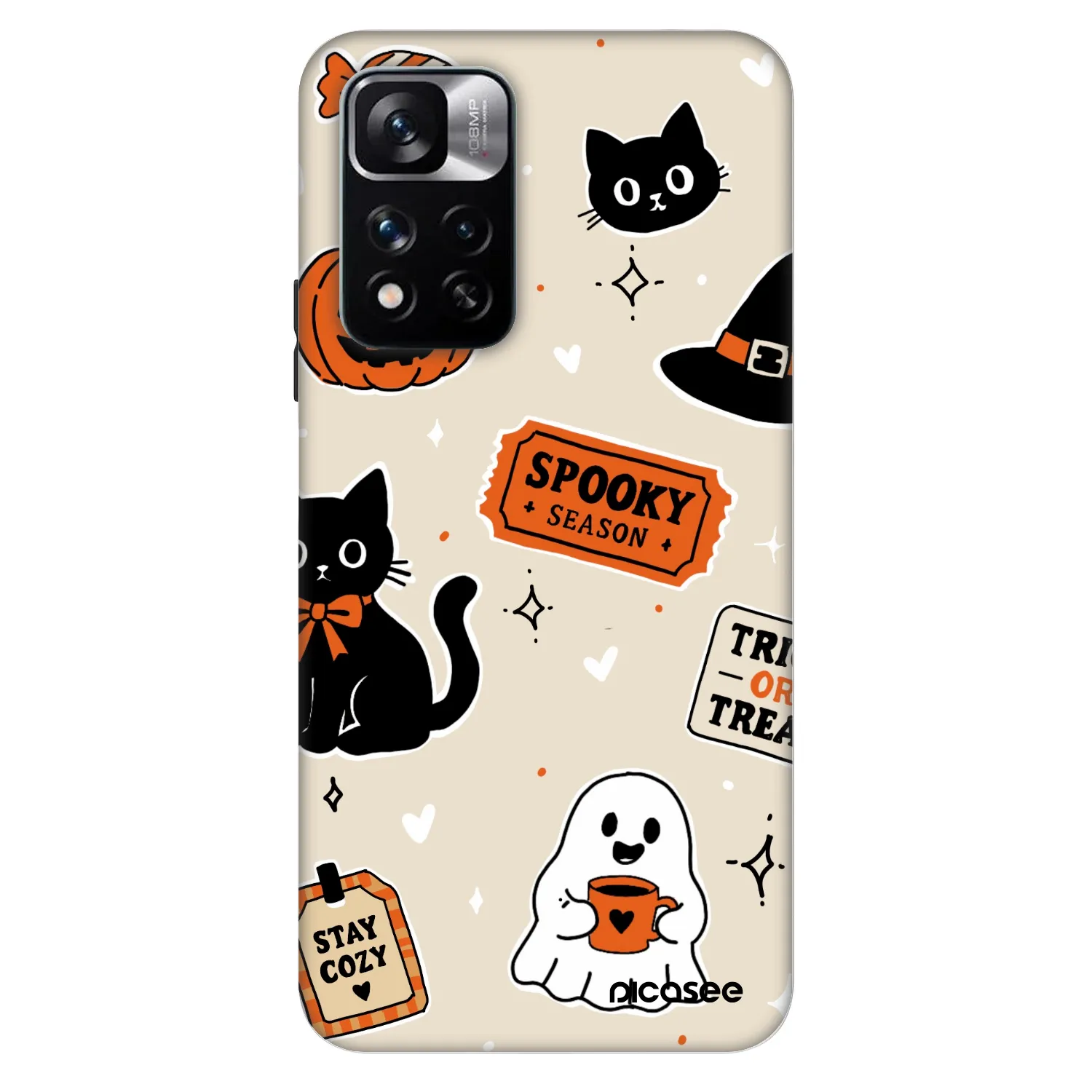 Picasee Fashion Case für Xiaomi Redmi Note 11 Pro - Halloween stickers