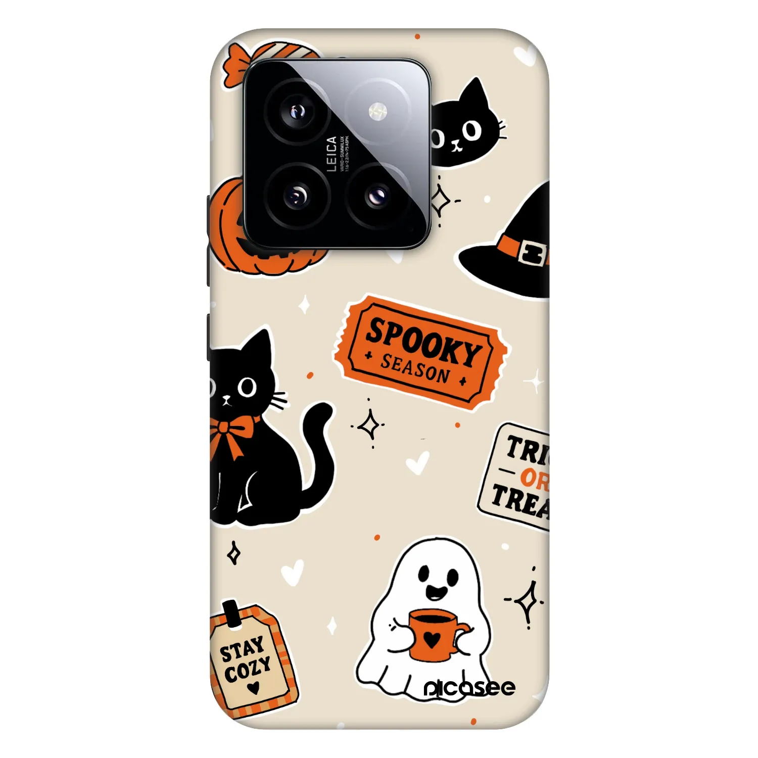 Picasee Fashion Case für Xiaomi 14 - Halloween stickers