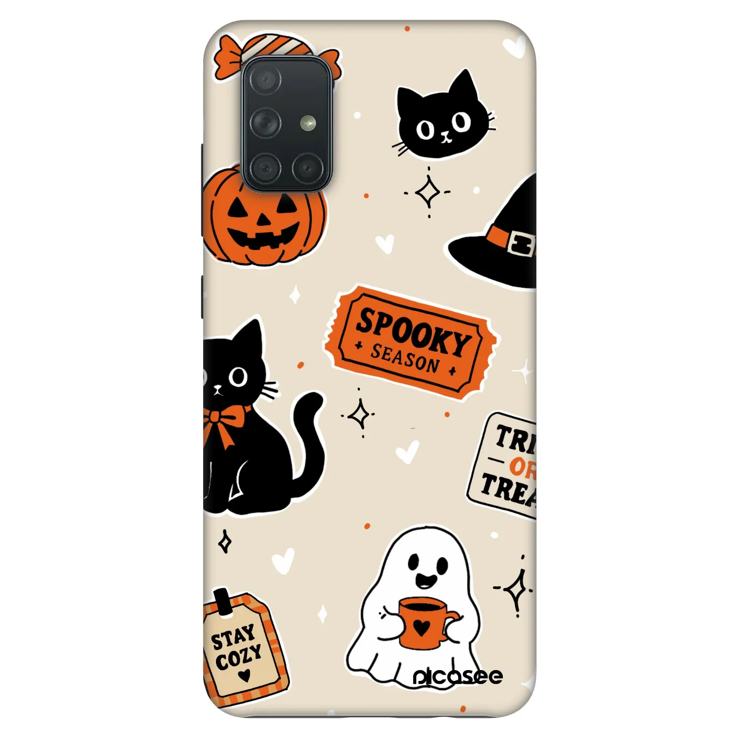 Picasee Fashion Case für Samsung Galaxy A71 A715F - Halloween stickers