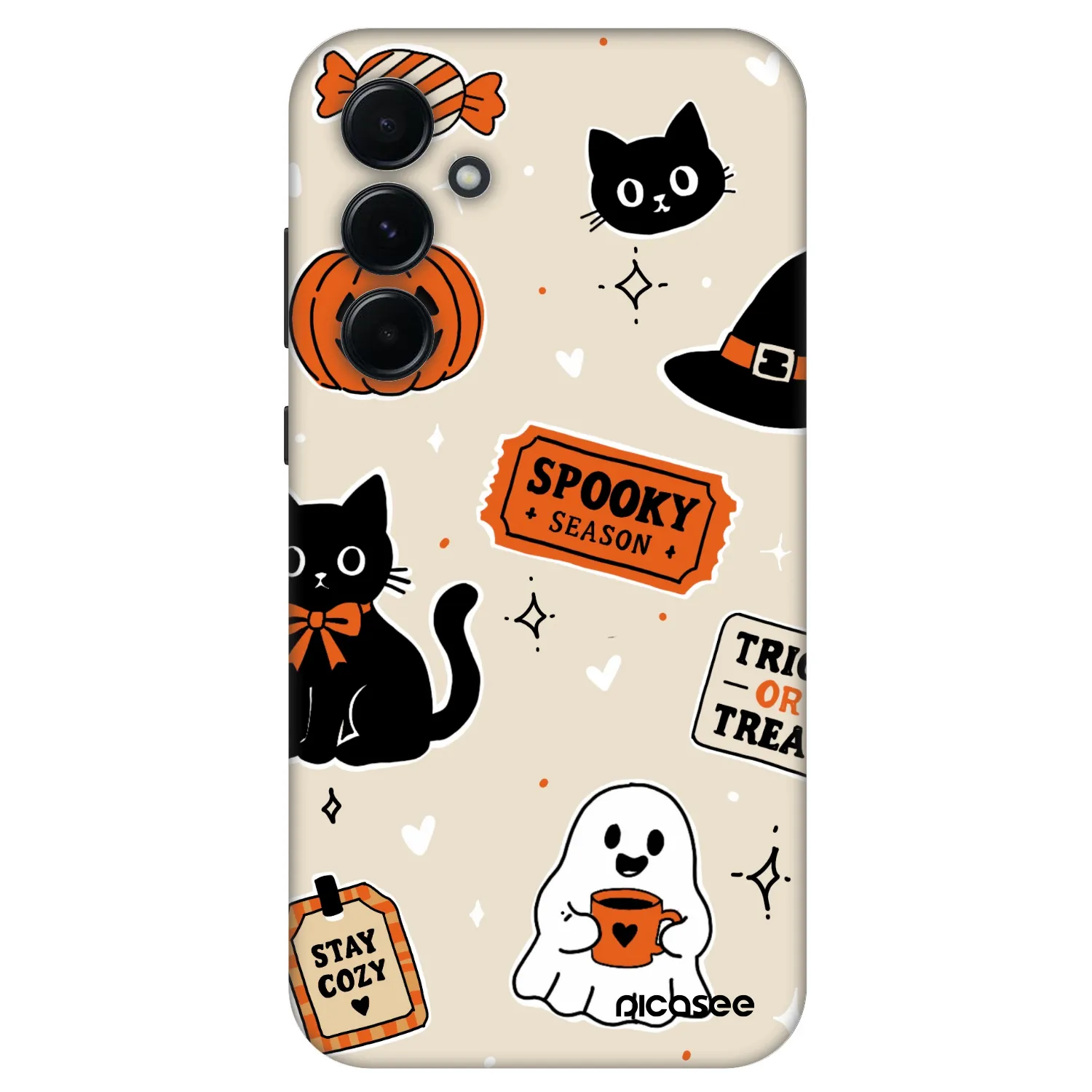 Picasee Fashion Case für Samsung Galaxy A55 5G A556B - Halloween stickers