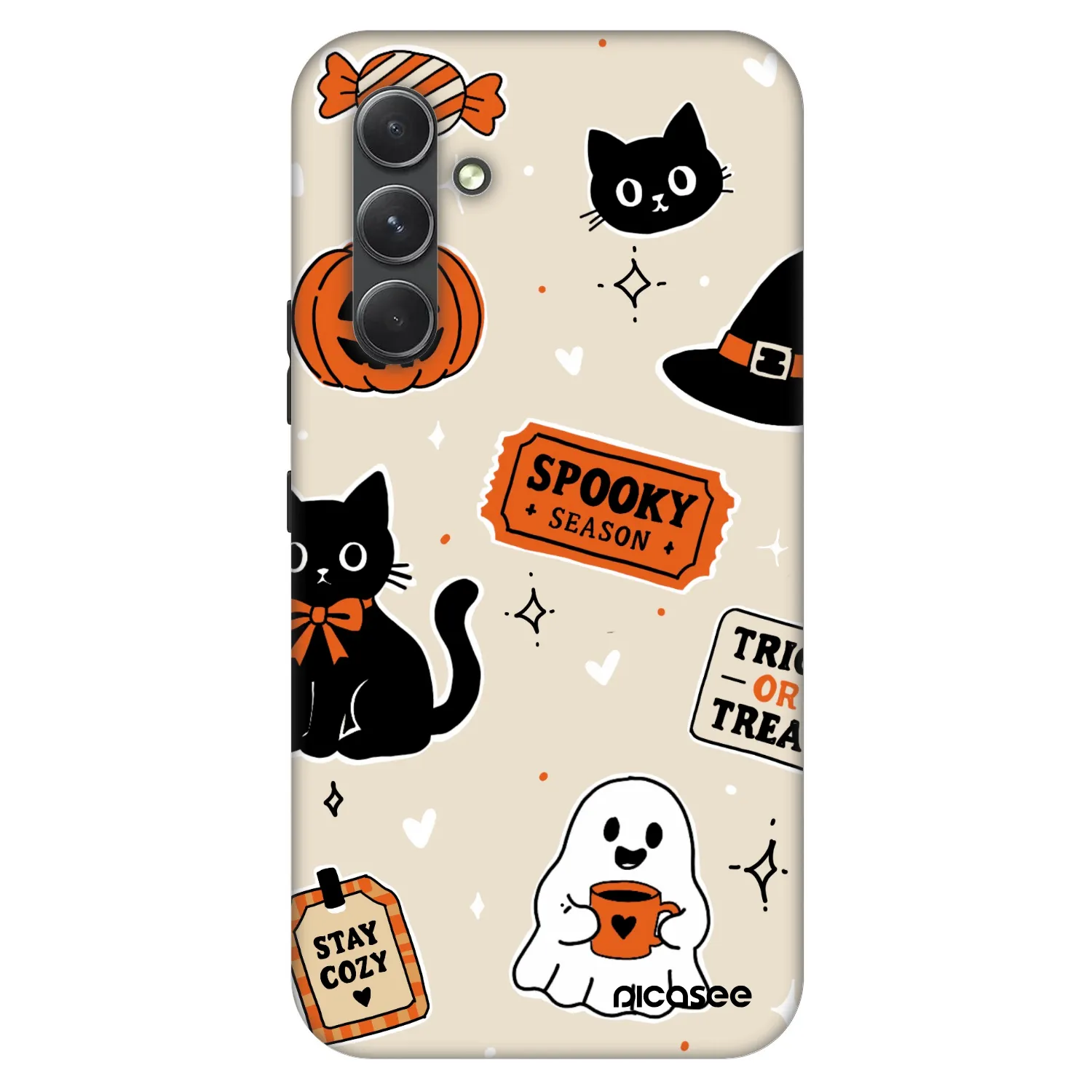 Picasee Fashion Case für Samsung Galaxy A54 5G A546B - Halloween stickers
