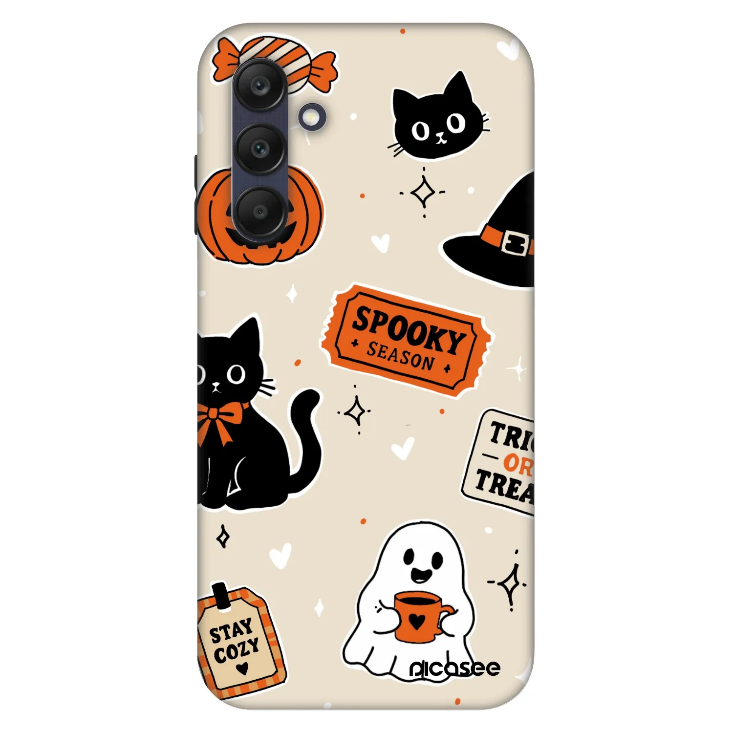 Picasee Fashion Case für Samsung Galaxy A25 A256B 5G - Halloween stickers