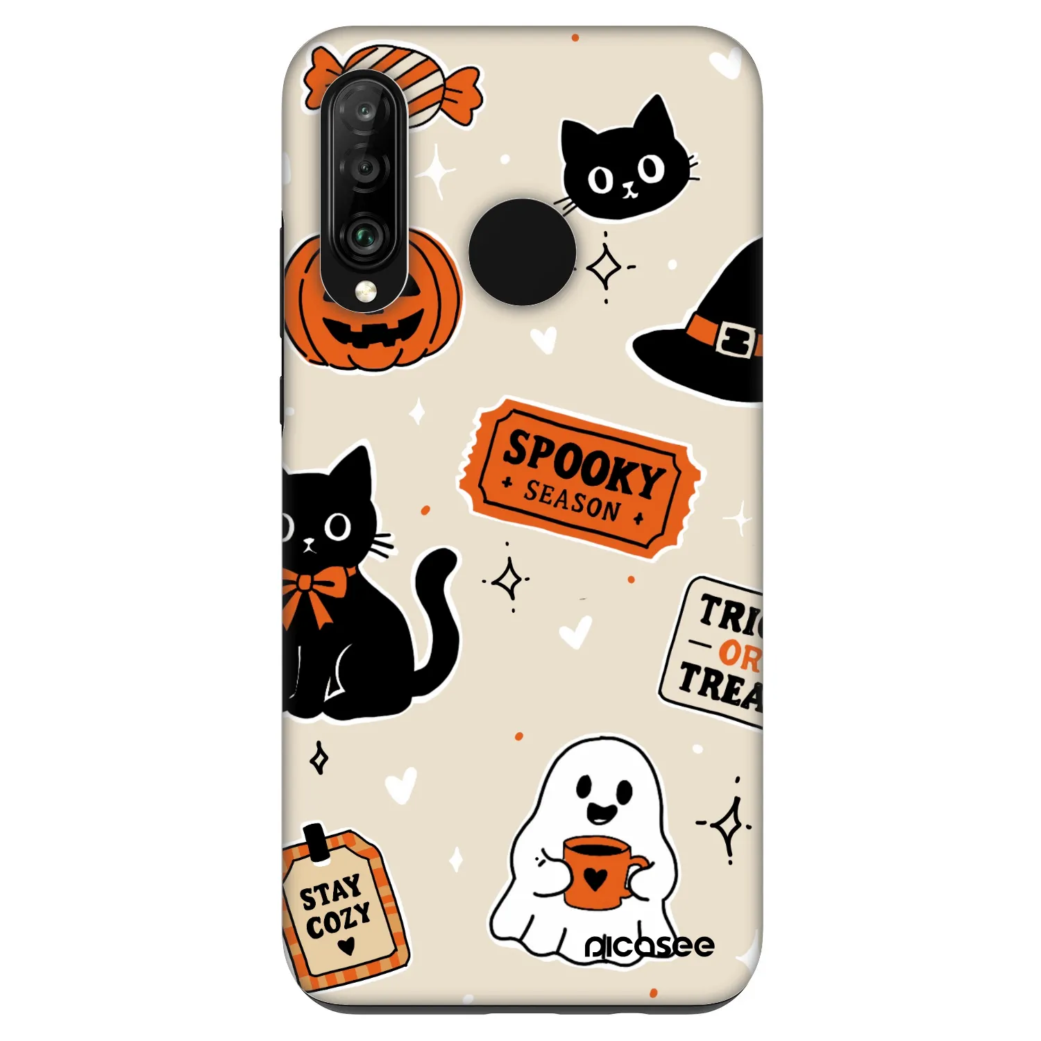 Picasee Fashion Case für Huawei P30 Lite - Halloween stickers