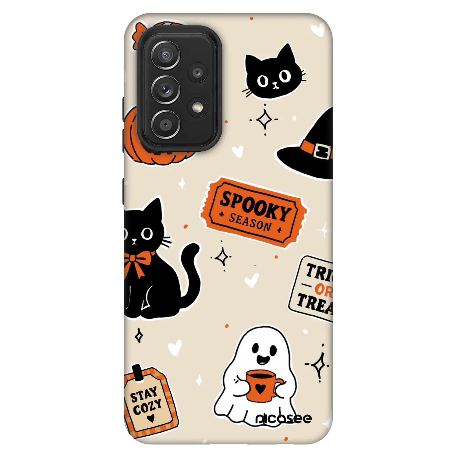 Picasee Fashion Case für Samsung Galaxy A52 5G A525F - Halloween stickers