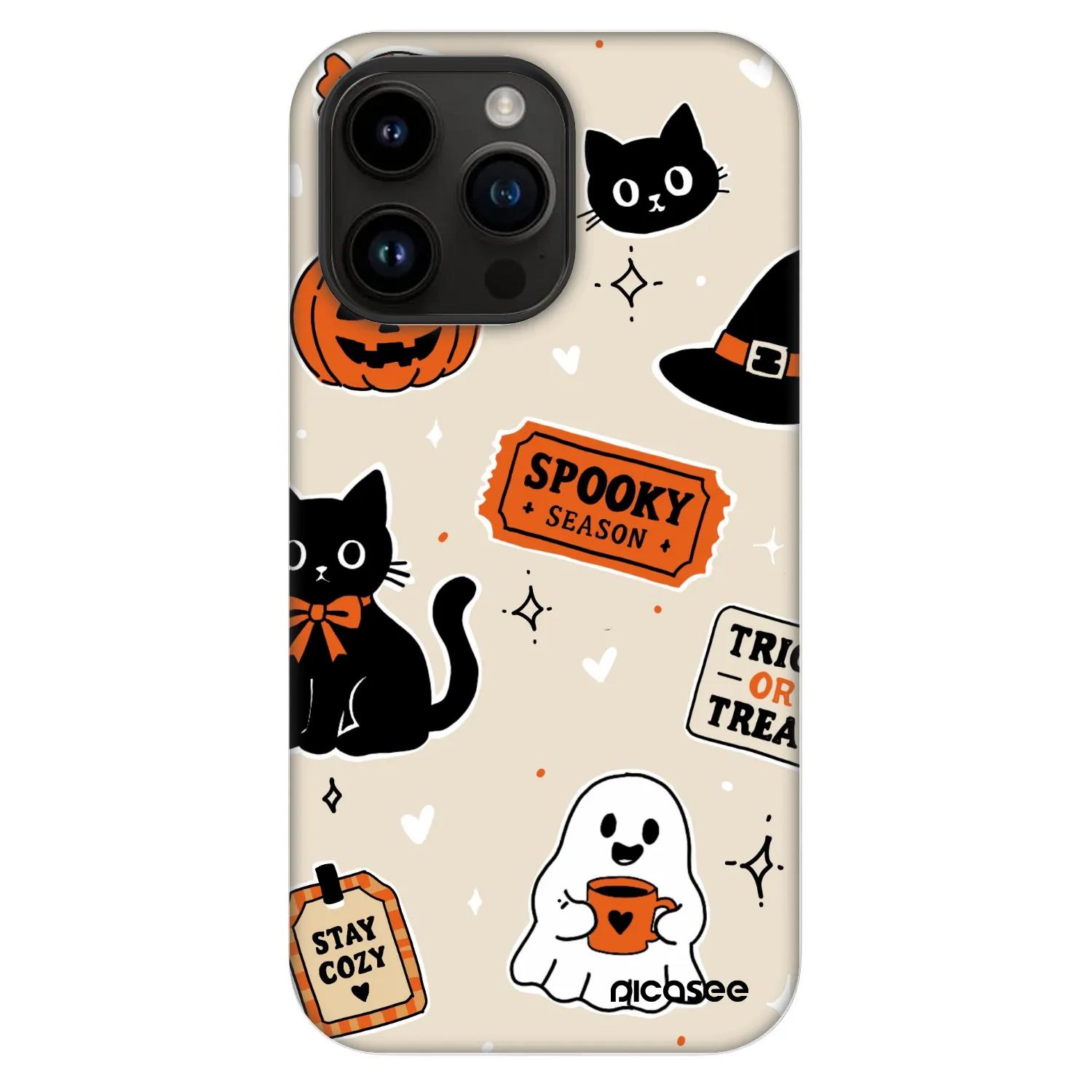 Picasee Fashion Case MagSafe für Apple iPhone 14 Pro Max - Halloween stickers