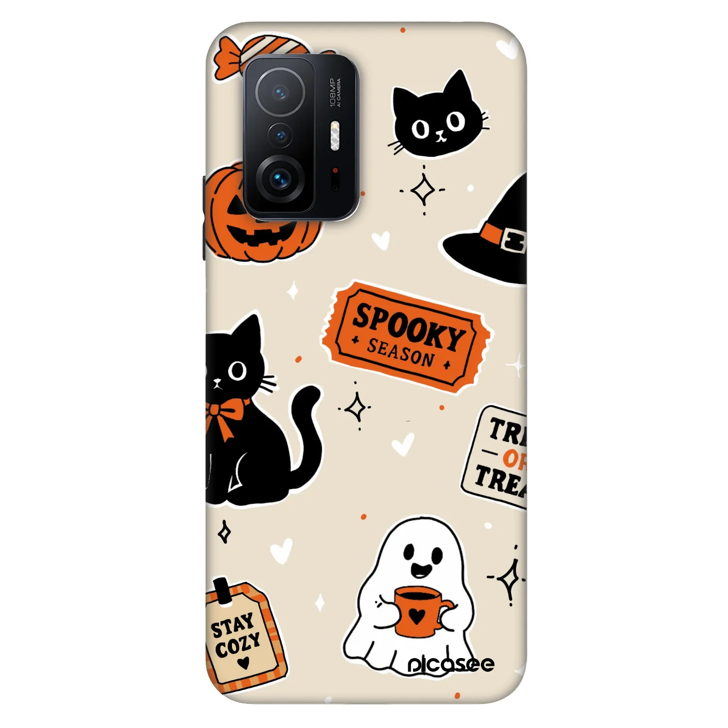 Picasee Fashion Case für Xiaomi 11T - Halloween stickers