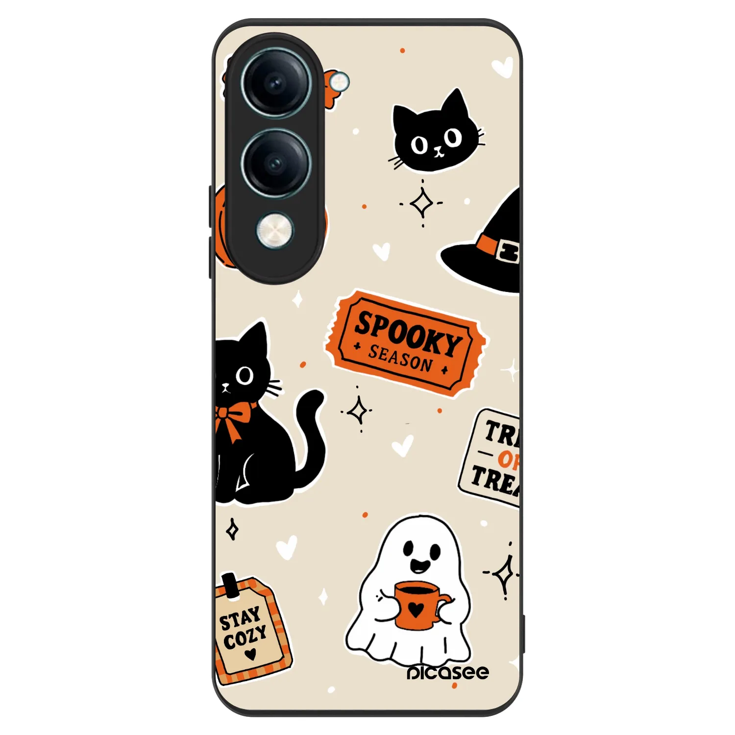 Picasee ULTIMATE CASE für Vivo Y29s 5G - Halloween stickers