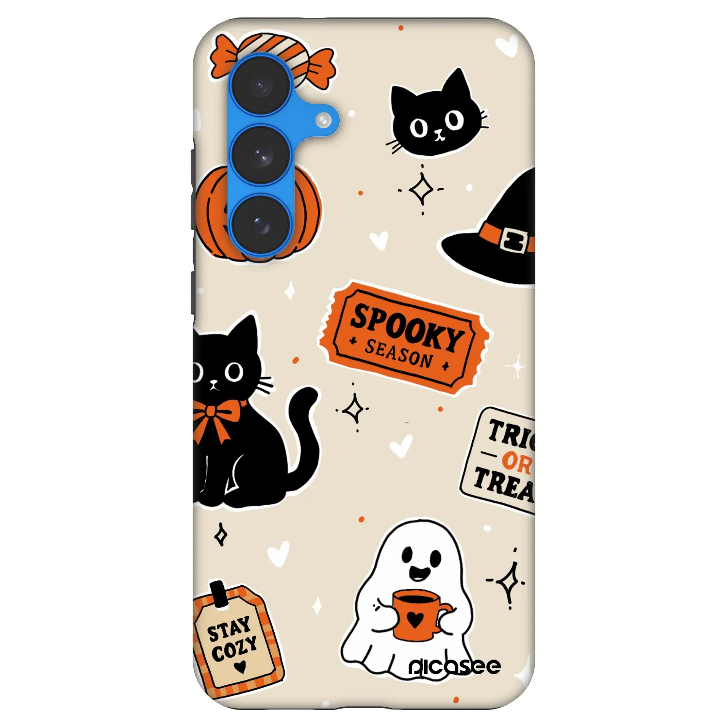 Picasee Fashion Case für Samsung Galaxy S25 FE 5G - Halloween stickers