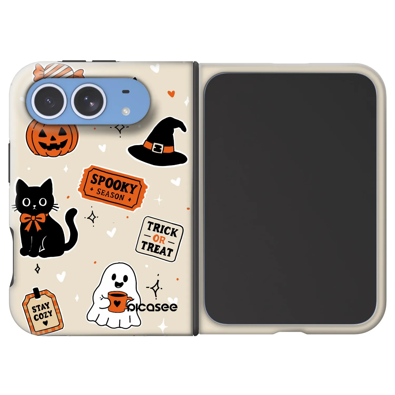 Picasee Fashion Case MagSafe für Apple iPhone Duo - Halloween stickers