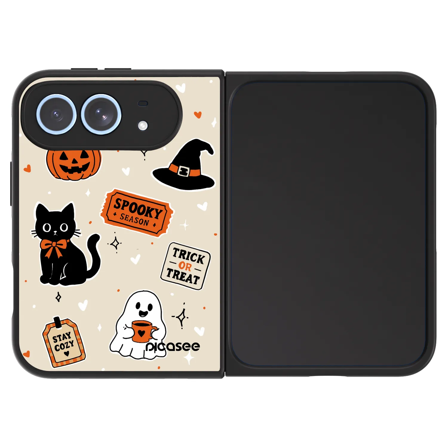 Picasee ULTIMATE CASE MagSafe für Apple iPhone Duo - Halloween stickers