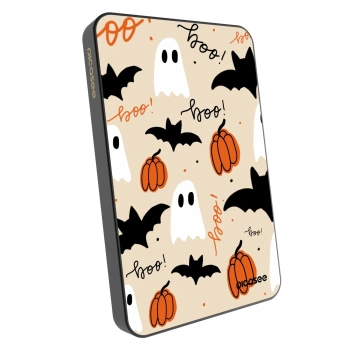 Powerbank mit MagSafe 5 000 mAh Grau - Halloween 26