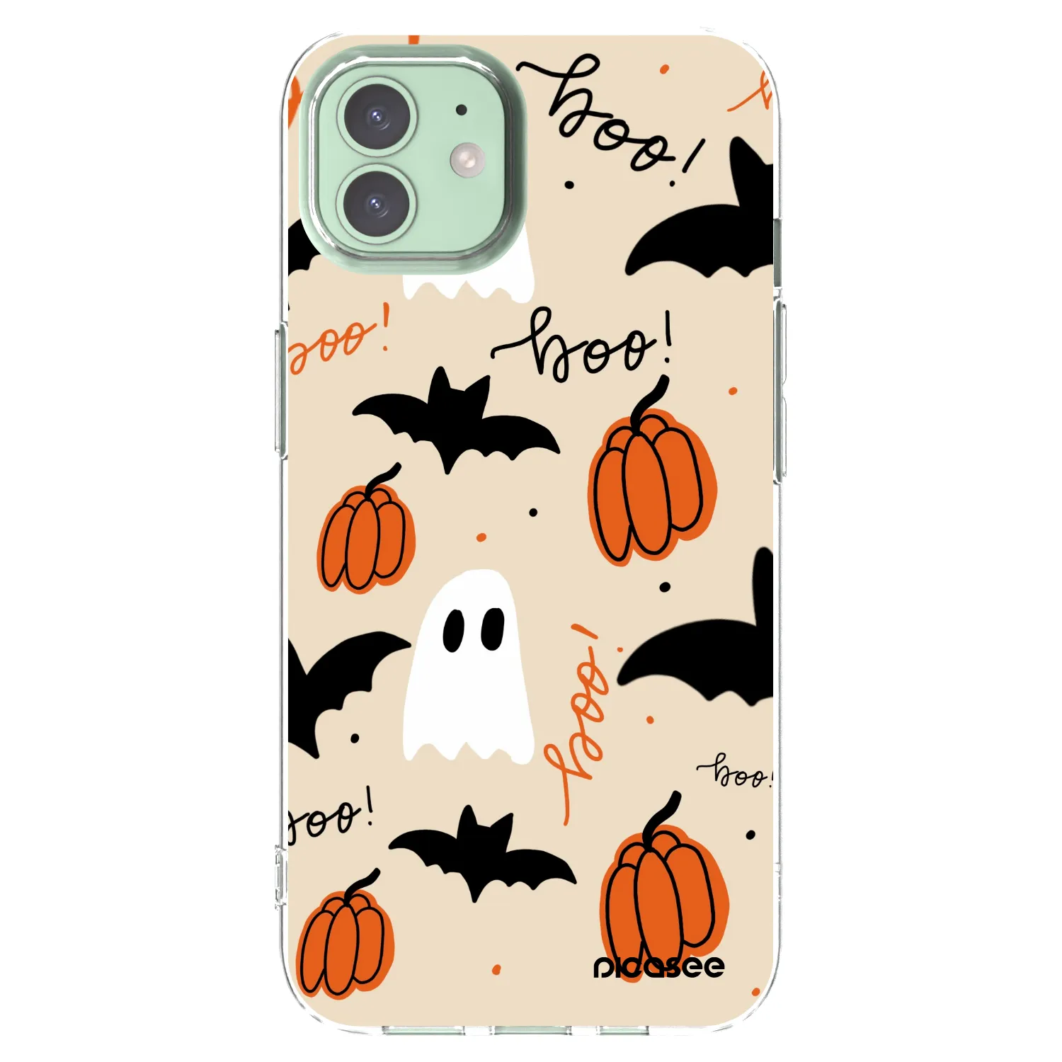 Picasee Apple iPhone 12 Pro Hülle - Transparentes Silikon - Halloween 26