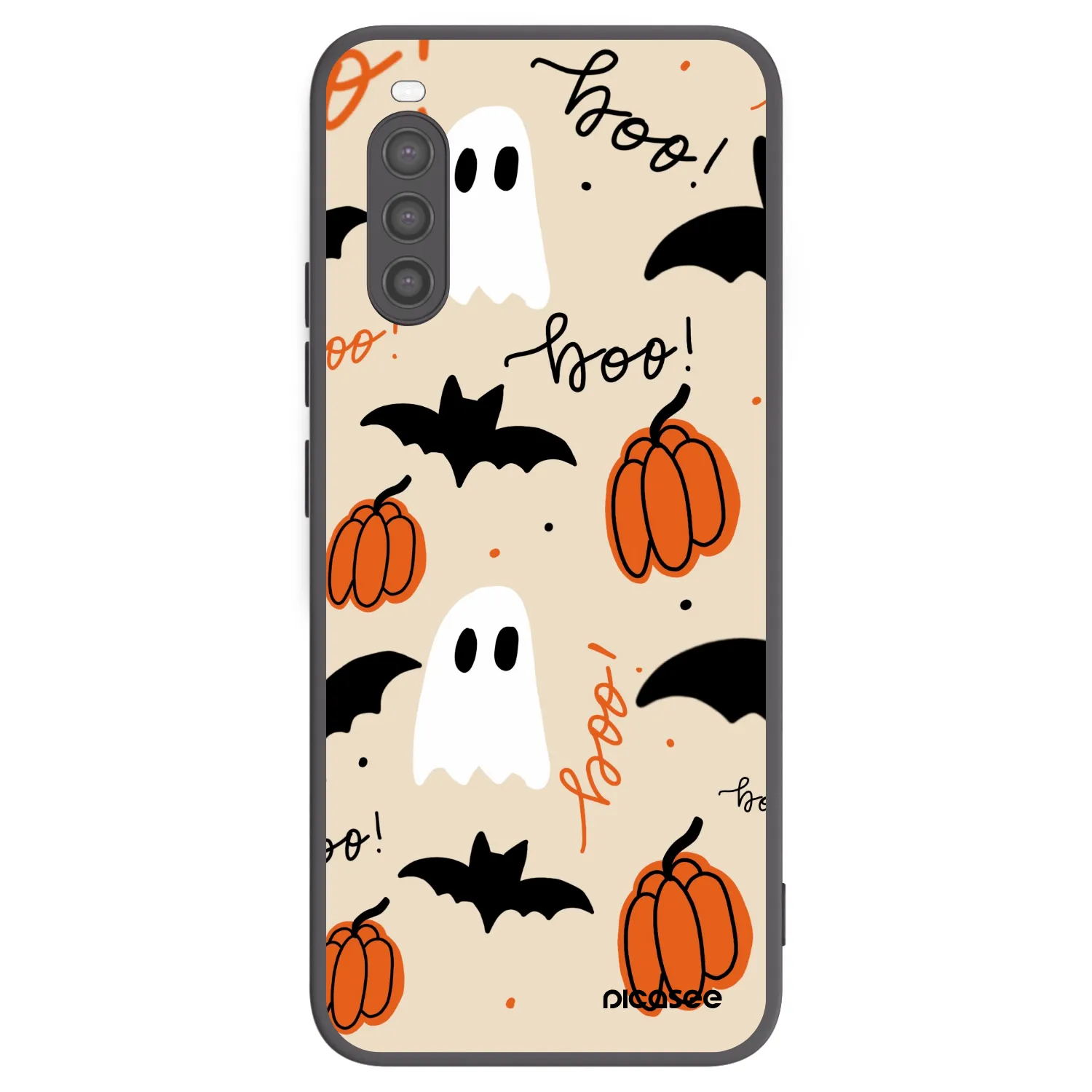 Picasee Sony Xperia 10 II Hülle - Schwarzes Silikon - Halloween 26