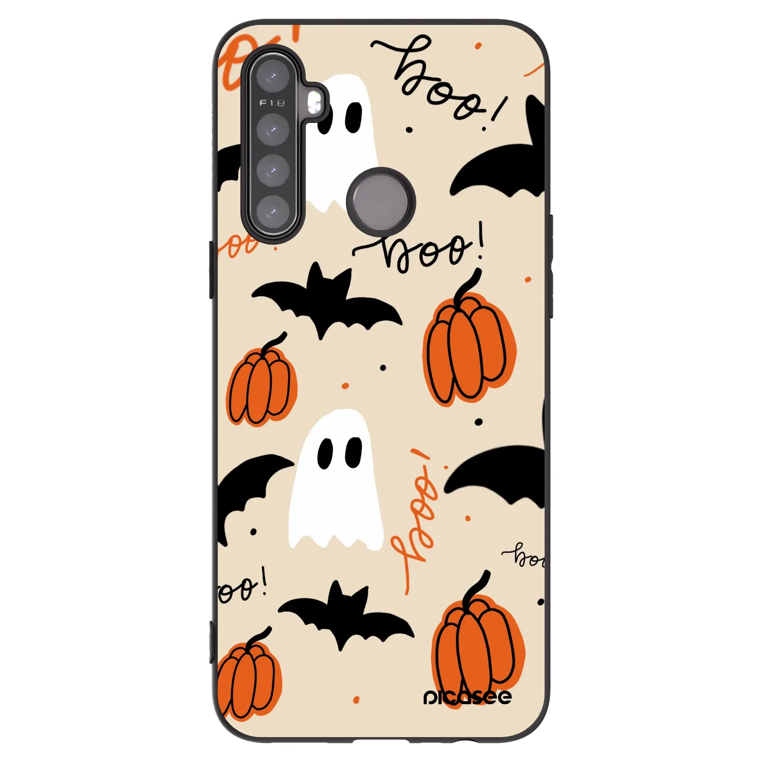 Picasee Realme 6i Hülle - Schwarzes Silikon - Halloween 26