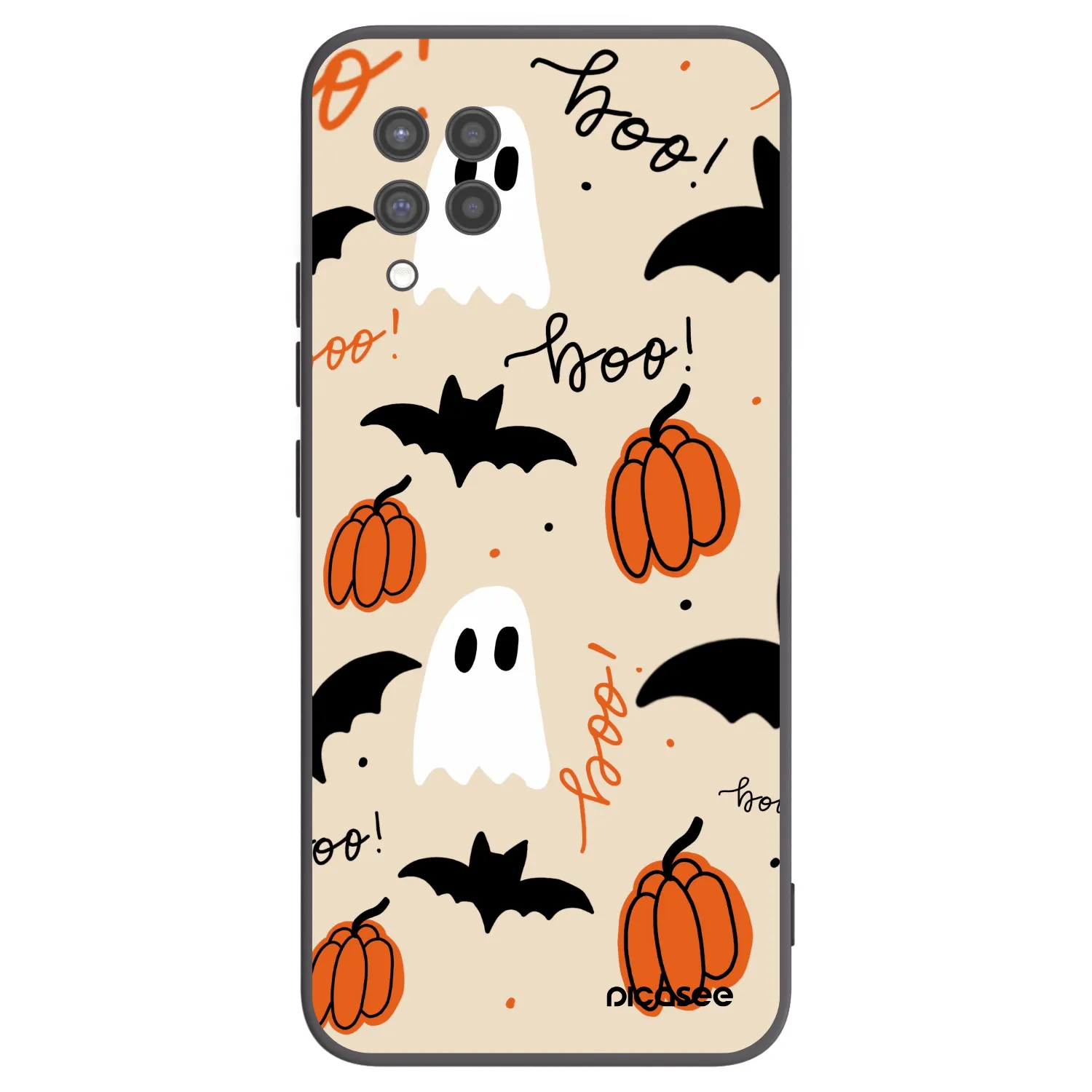 Picasee Samsung Galaxy A42 A426B Hülle - Schwarzes Silikon - Halloween 26