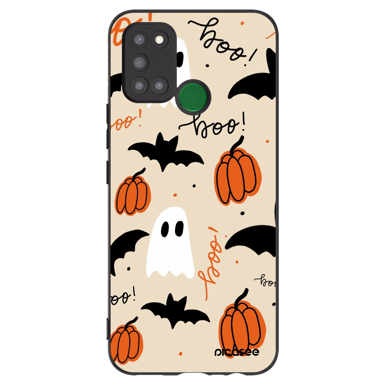 Picasee Realme 7i Hülle - Schwarzes Silikon - Halloween 26