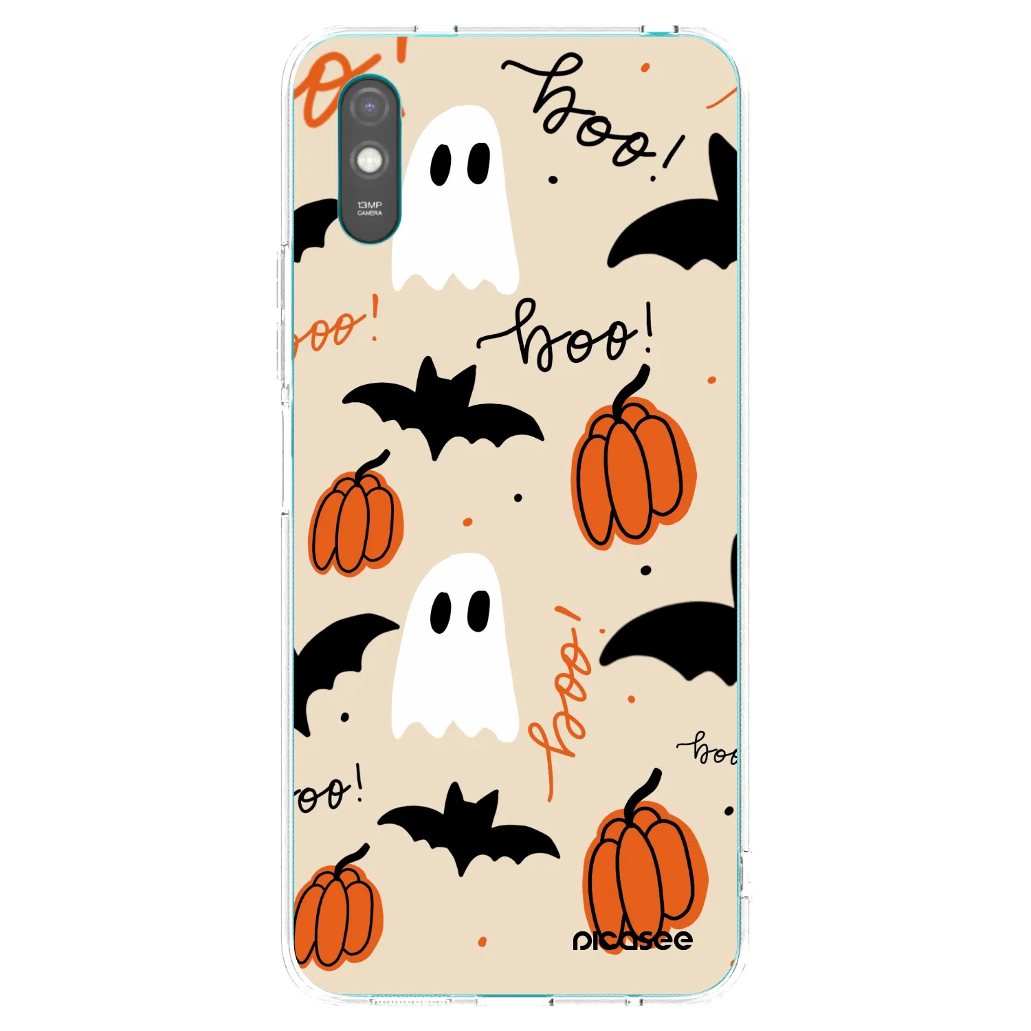 Picasee Xiaomi Redmi 9AT Hülle - Transparentes Silikon - Halloween 26