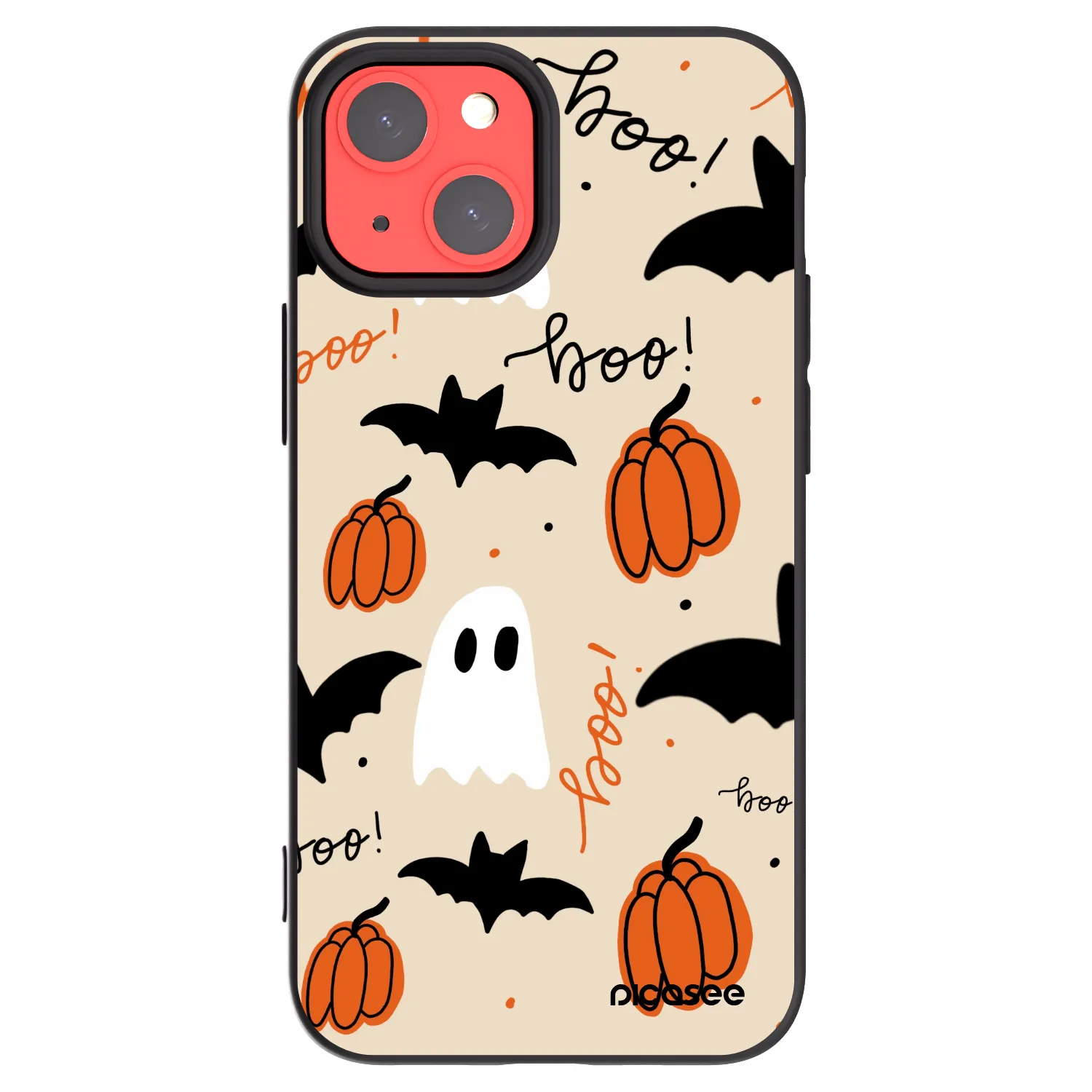 Picasee Apple iPhone 13 mini Hülle - Schwarzes Silikon - Halloween 26