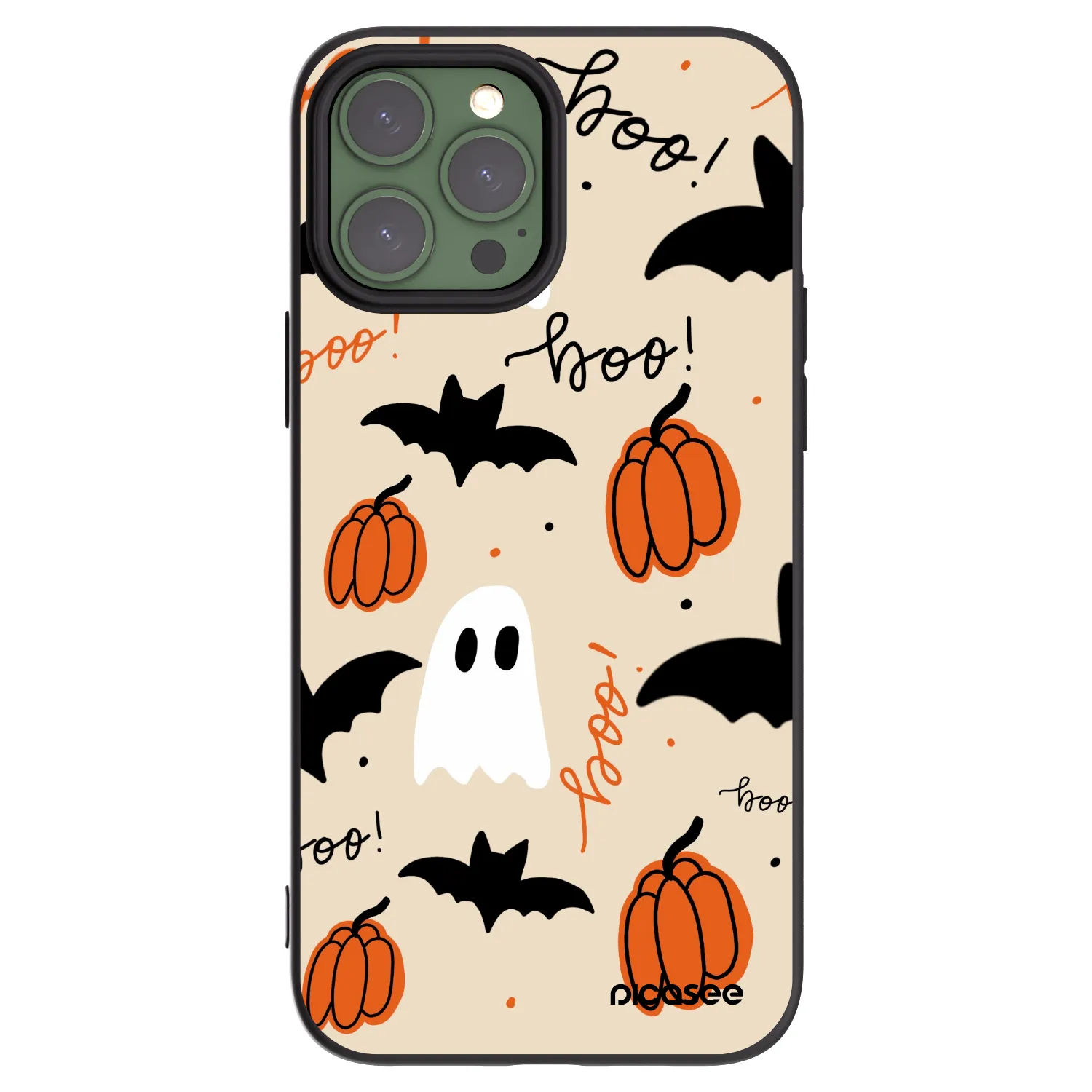 Picasee Apple iPhone 13 Pro Max Hülle - Schwarzes Silikon - Halloween 26