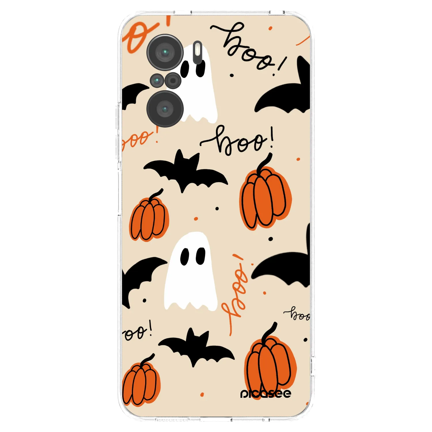 Picasee Xiaomi Poco F3 Hülle - Transparentes Silikon - Halloween 26