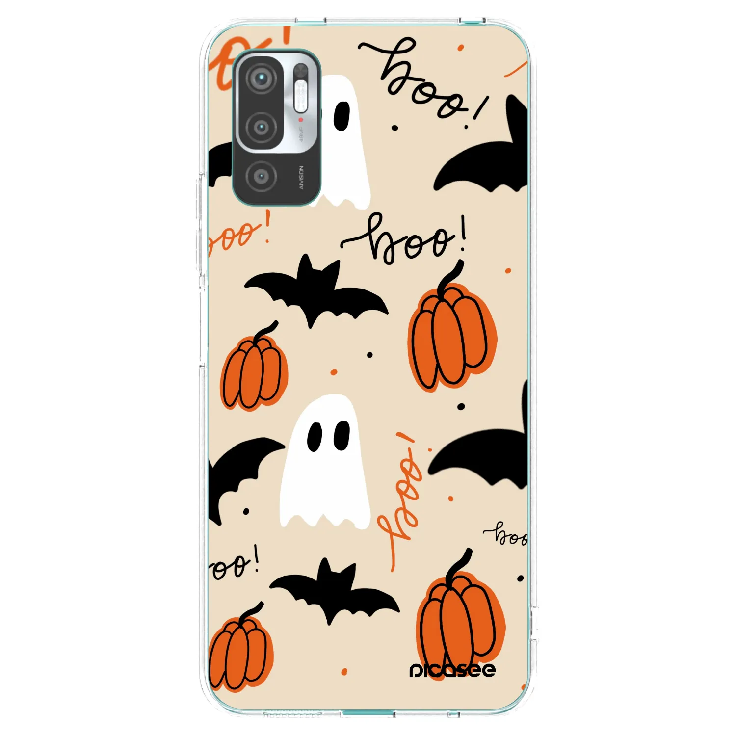 Picasee Xiaomi Redmi Note 10 5G Hülle - Transparentes Silikon - Halloween 26