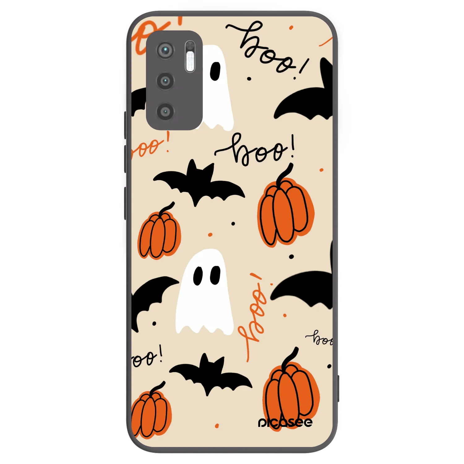 Picasee Xiaomi Redmi Note 10 5G Hülle - Schwarzes Silikon - Halloween 26