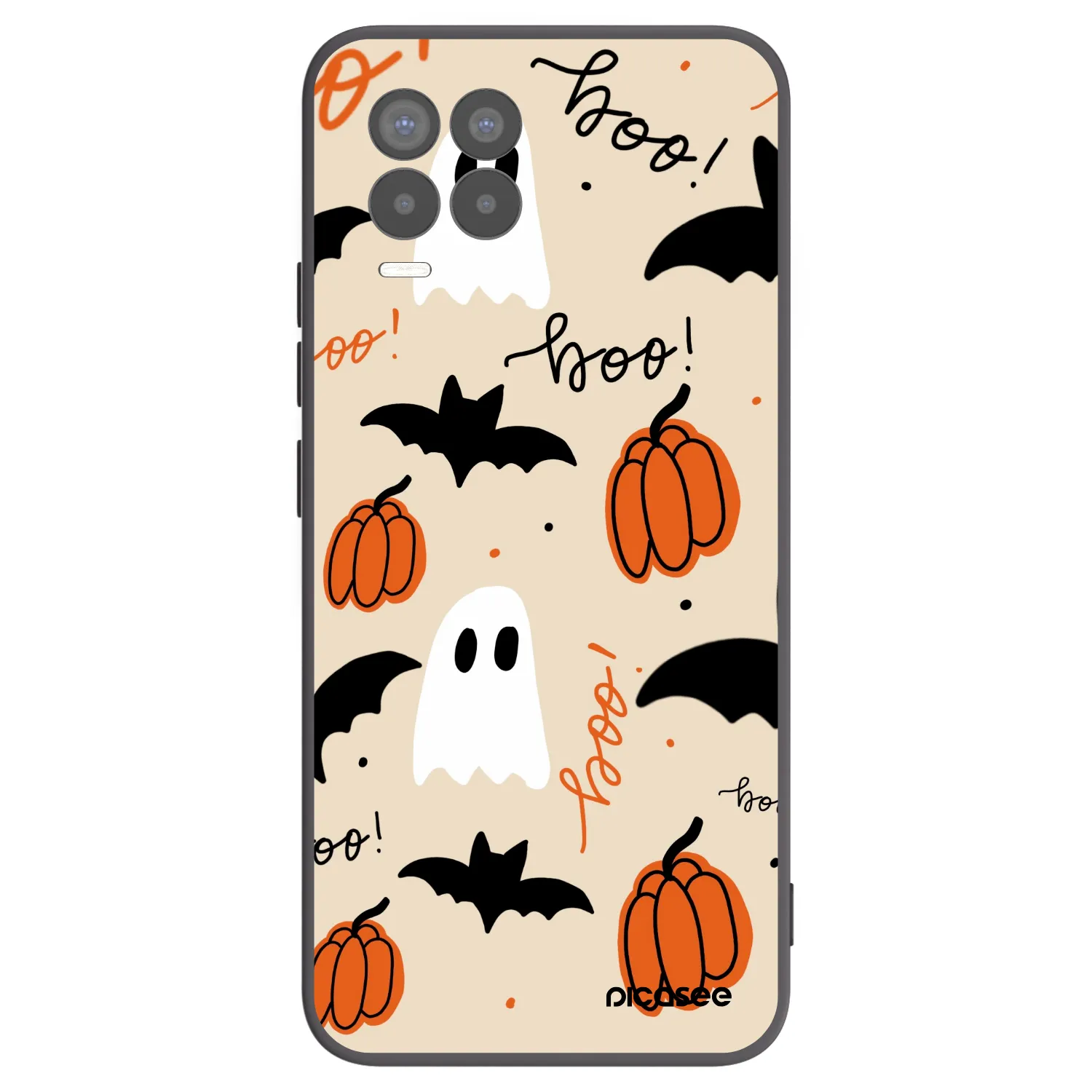 Picasee Realme 8 Pro Hülle - Schwarzes Silikon - Halloween 26