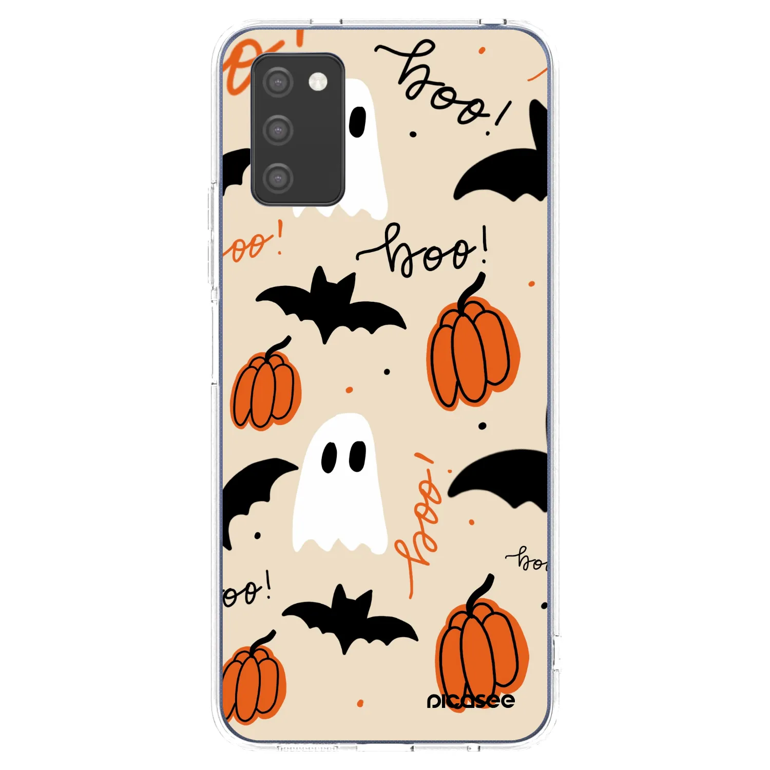 Picasee Samsung Galaxy A02s A025G Hülle - Transparentes Silikon - Halloween 26