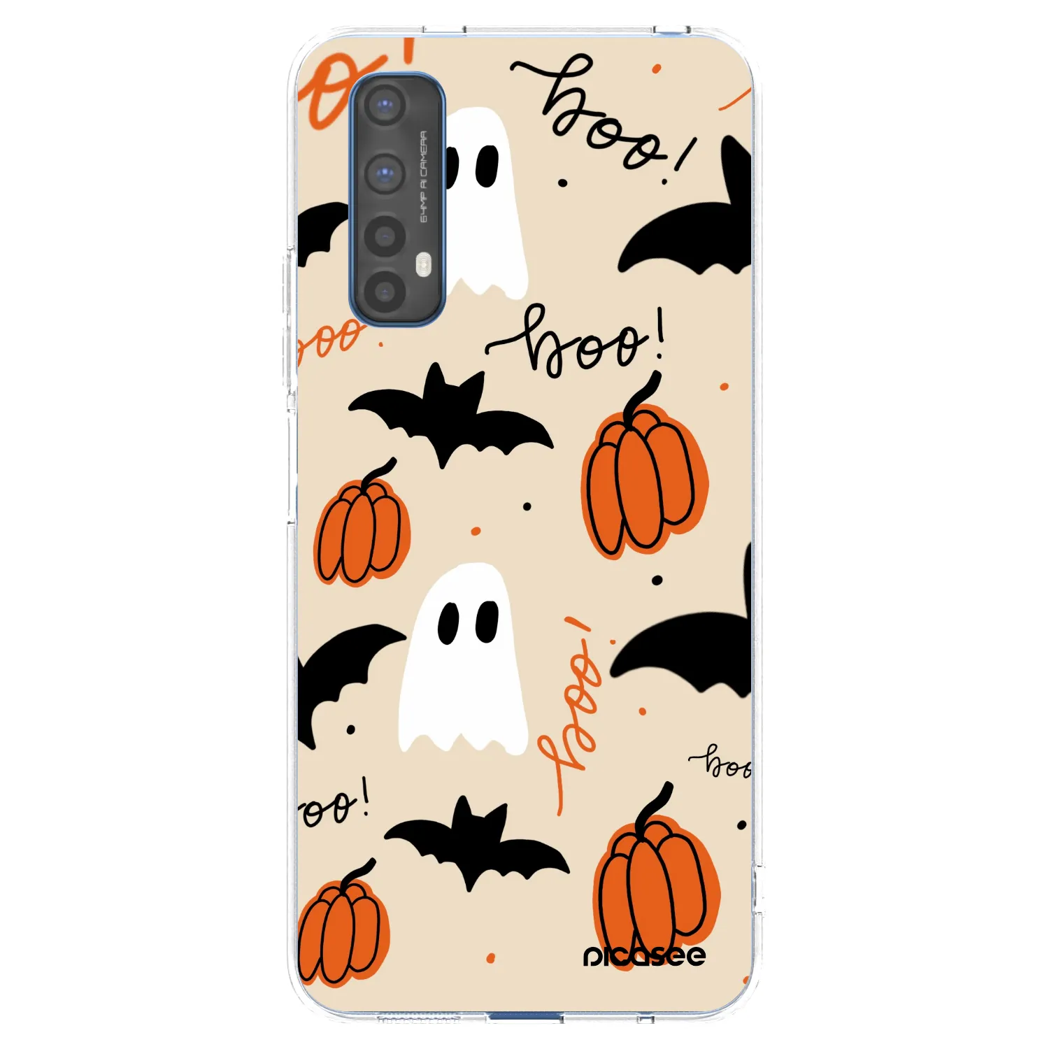 Picasee Realme 7 Hülle - Transparentes Silikon - Halloween 26