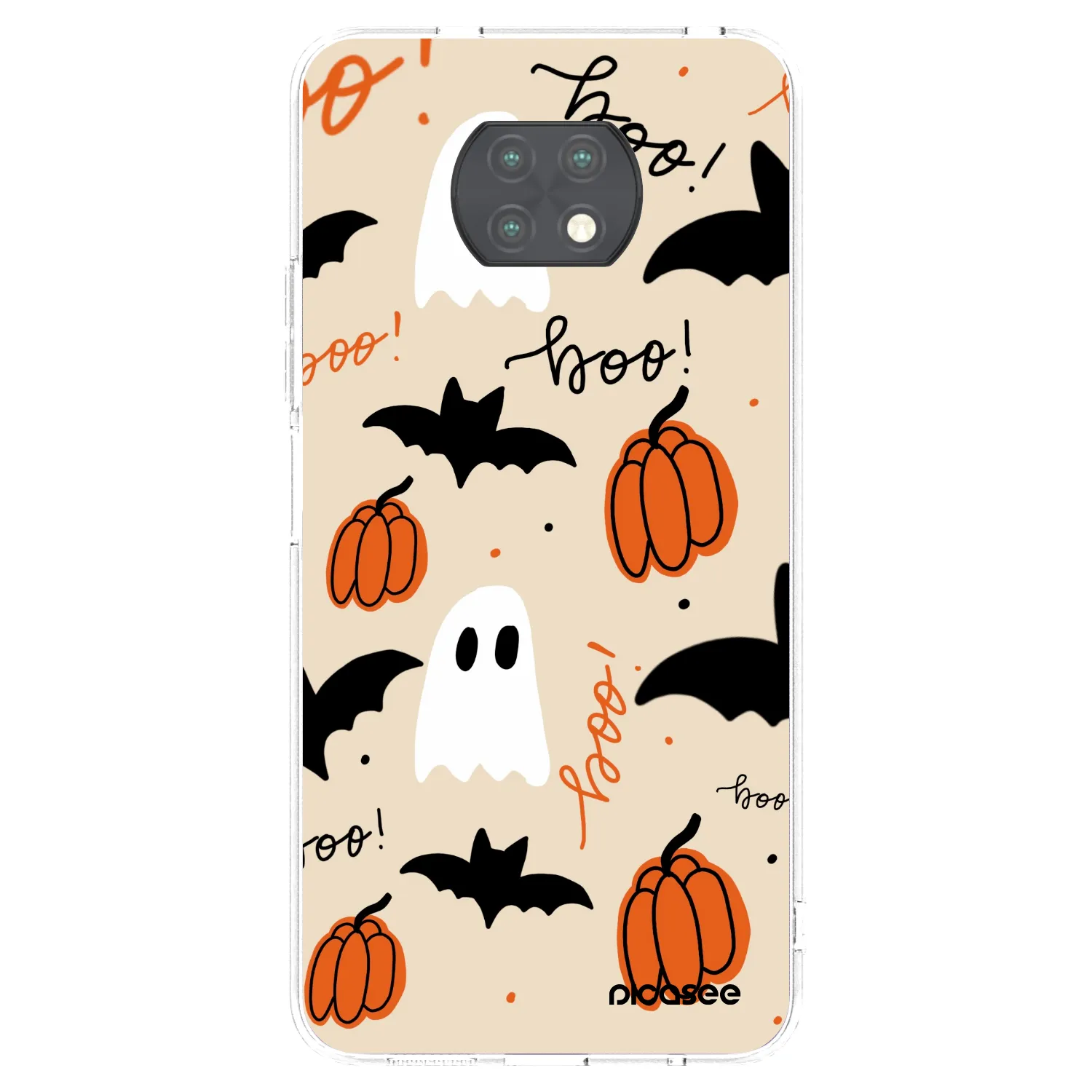 Picasee Xiaomi Redmi Note 9T Hülle - Transparentes Silikon - Halloween 26