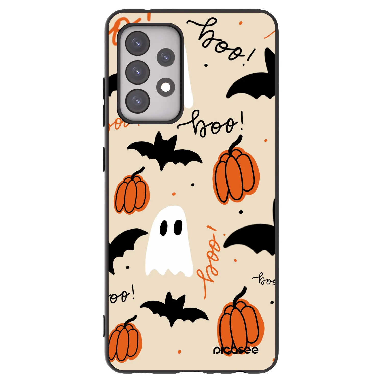 Picasee Samsung Galaxy A52s 5G A528B Hülle - Schwarzes Silikon - Halloween 26