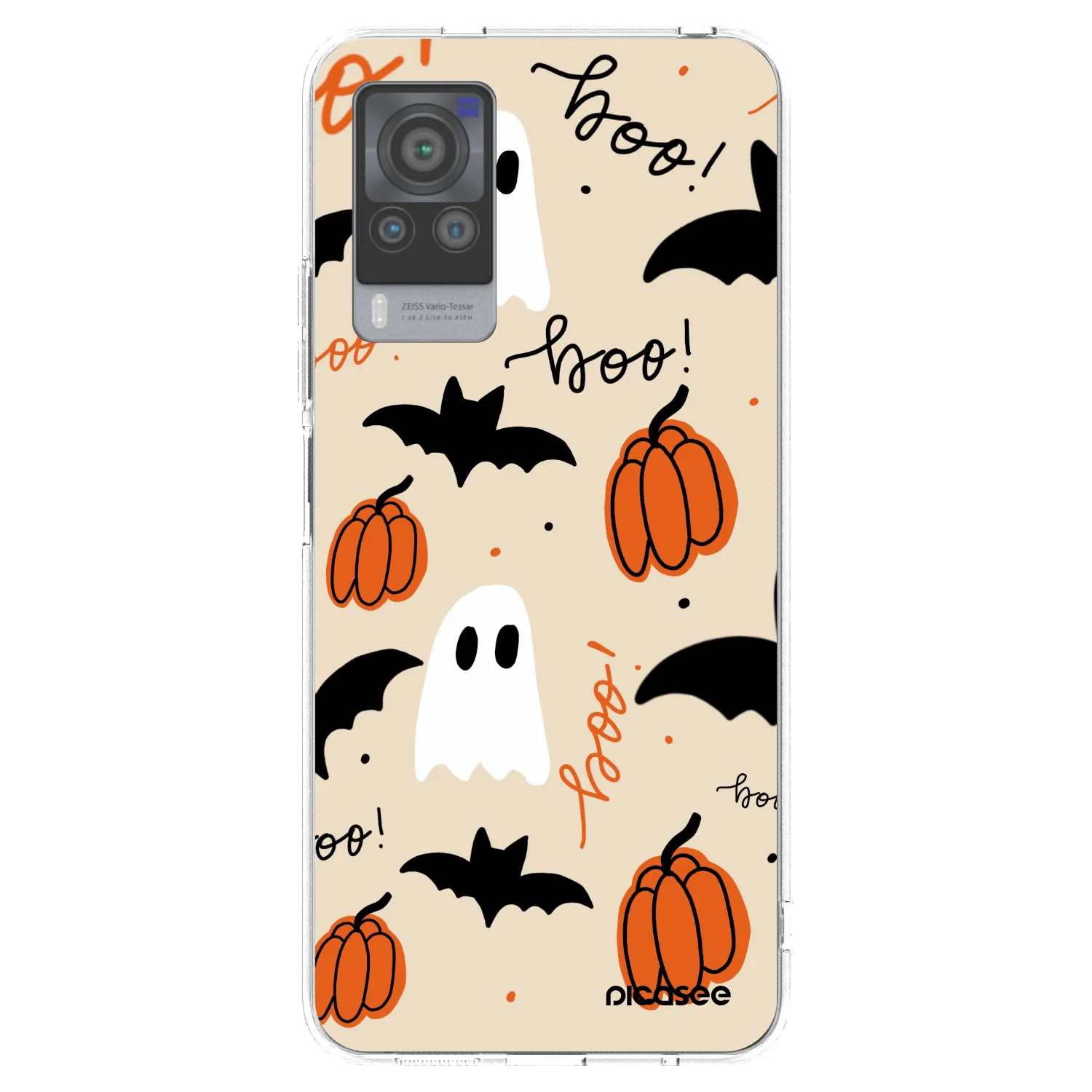 Picasee Vivo X60 Pro 5G Hülle - Transparentes Silikon - Halloween 26