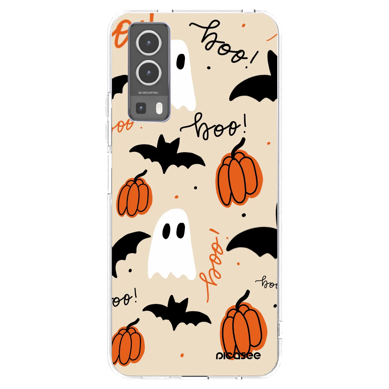 Picasee Vivo Y72 5G Hülle - Transparentes Silikon - Halloween 26