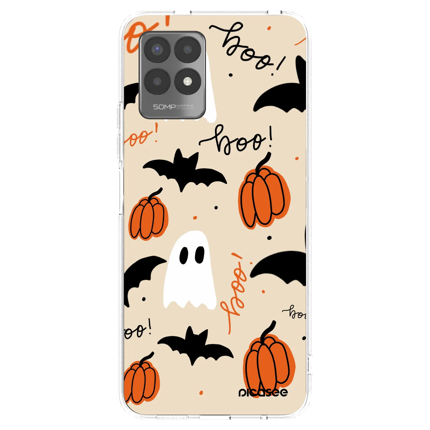 Picasee Realme 8i Hülle - Transparentes Silikon - Halloween 26