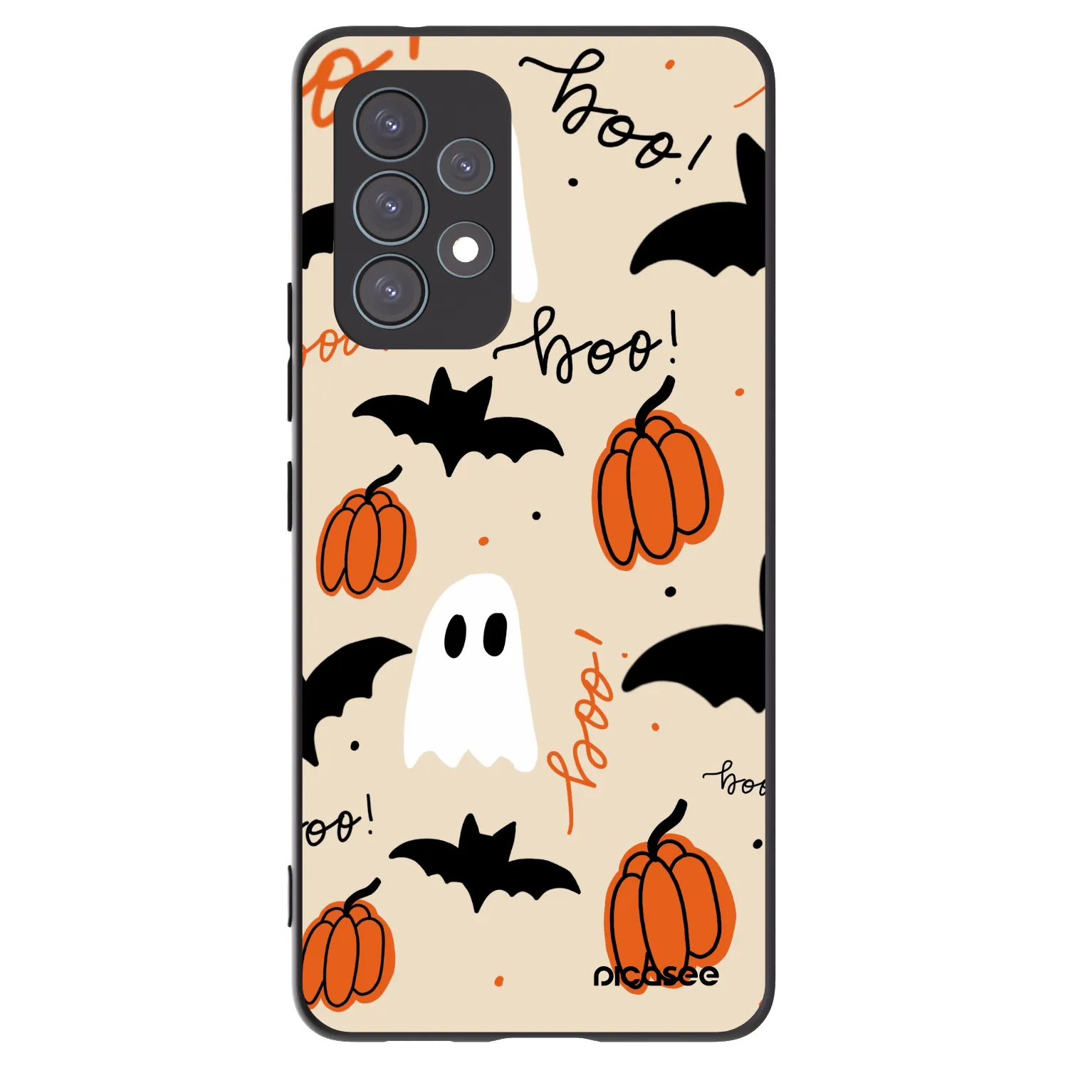 Picasee Samsung Galaxy A53 5G A536 Hülle - Schwarzes Silikon - Halloween 26